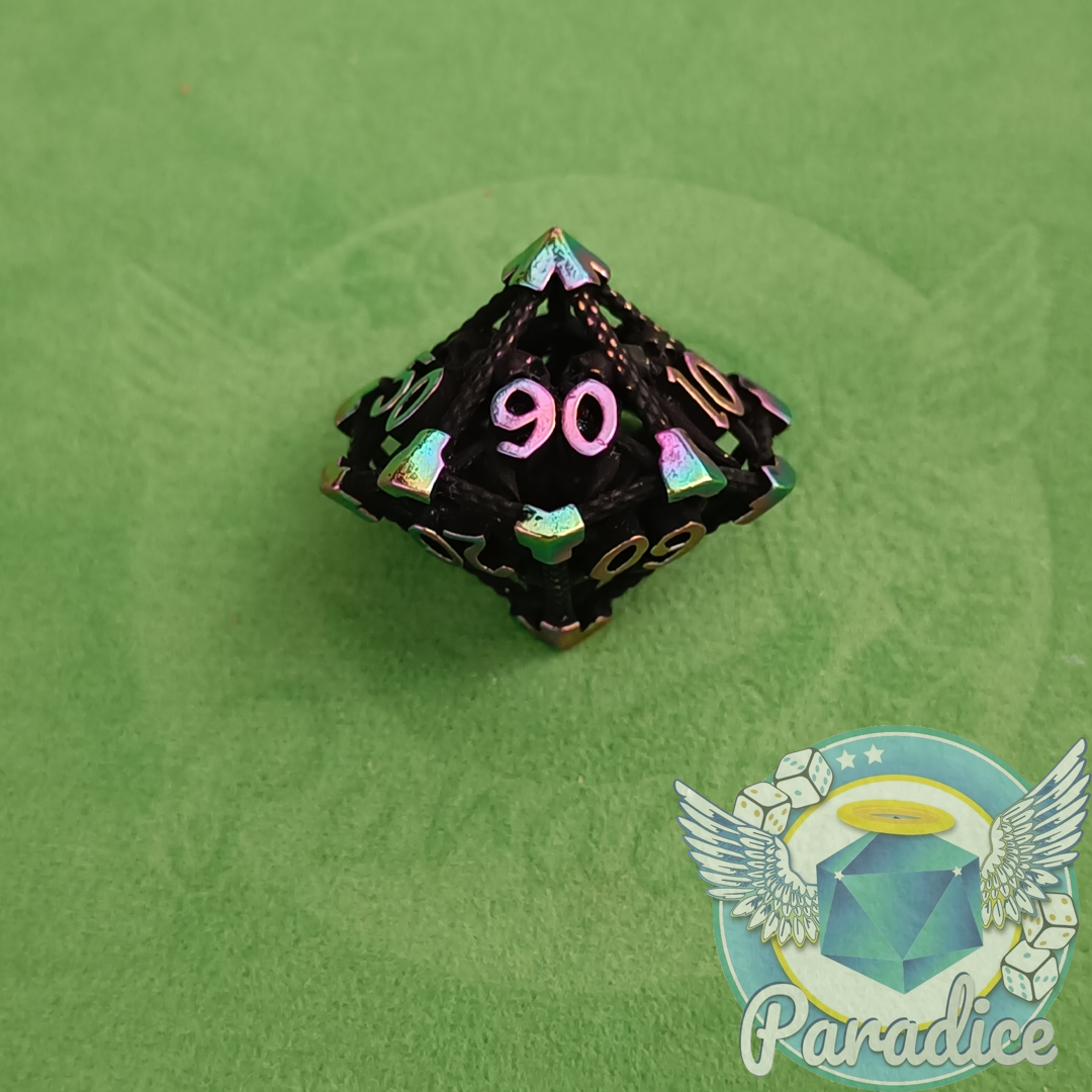 ☠️ Reaper Hollow Metal Dice Set – Embrace the Darkness, Rule the Game! 🎲🔥