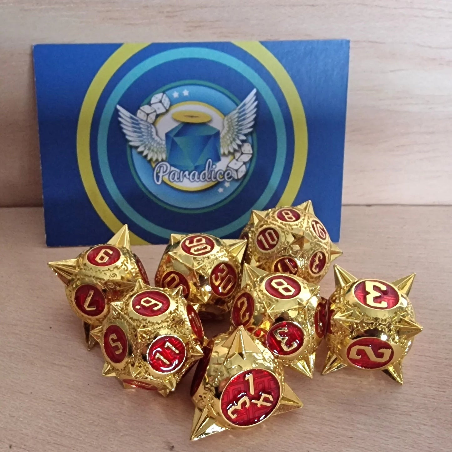 Mine Metal Dice Set | Unearth Your Destiny!