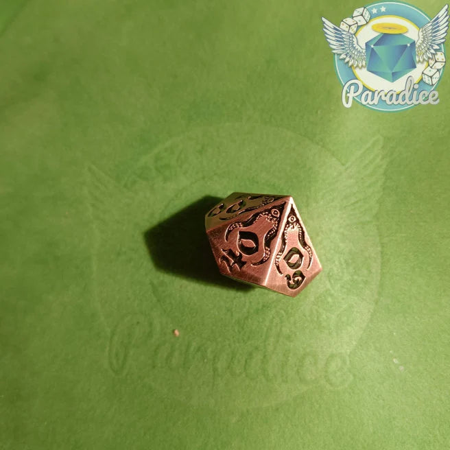 🔮 Eye of the Depths Metal Dice Set – Embrace the Unknown! 🔮