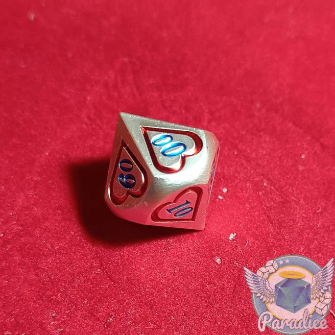 Lovers Metal Dice Set - Roll with Passion & Adventure!