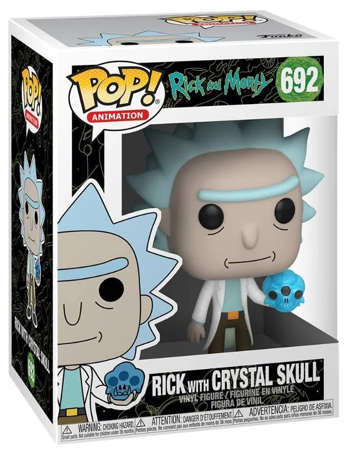 🐉 Unleash Interdimensional Chaos with FUNKO POP! Rick with Crystals (#602)! 🧪🔮