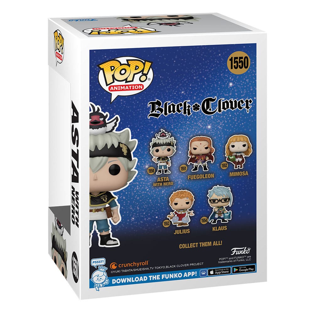 🔥 FUNKO POP! Black Clover Asta (#1550) - Unleash Your Inner Adventurer ⚔️