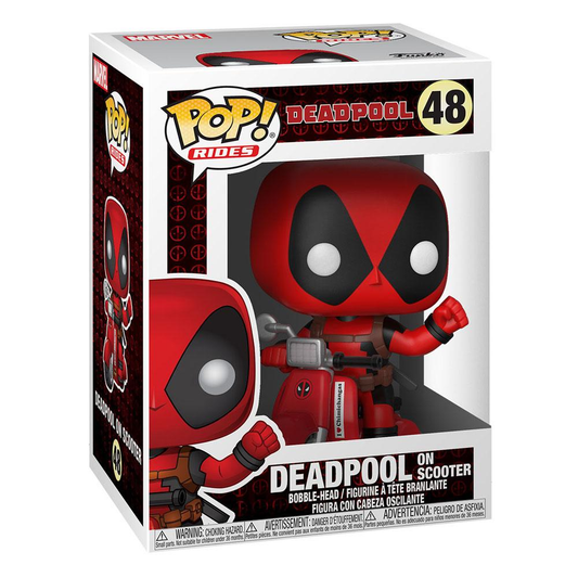 🐾 Hit the Road with FUNKO POP! Deadpool on Scooter (#48)! 🛴💥