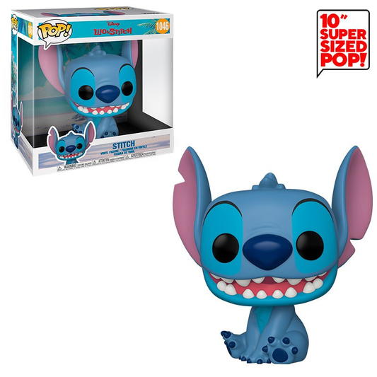 💜 Bring Home Extra Big Fun with FUNKO POP! Stitch Super Sized Jumbo (#1046)! 🐾✨