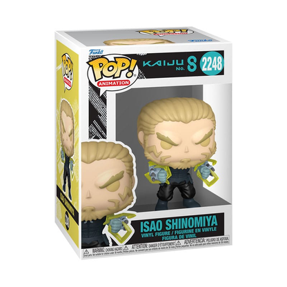 🧠💥 FUNKO POP! Isao Shinomiya POP! (#2248) – Kaiju No. 8 Vinyl Figure