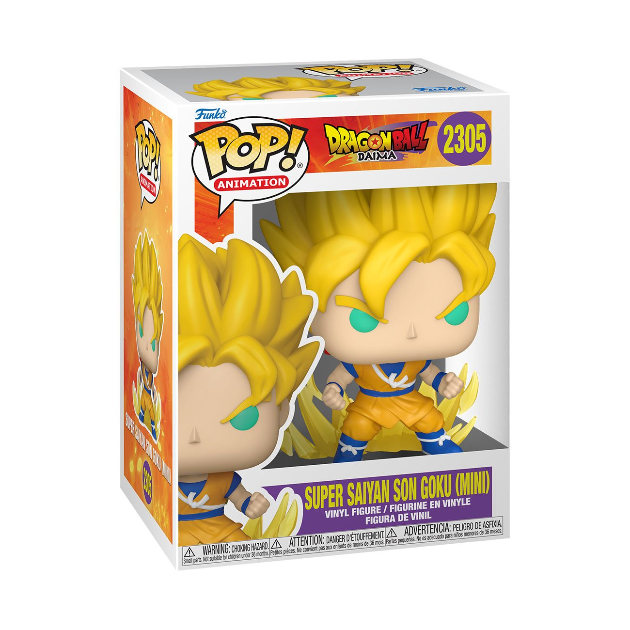 Funko Pop! Animation Dragon Ball Daima Super Saiyan Son Goku (Mini) (2305)
