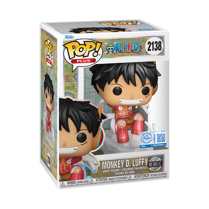 Funko Pop! Plus Animation One Piece Monkey D. Luffy (Egghead) #2138 (Metallic) SE