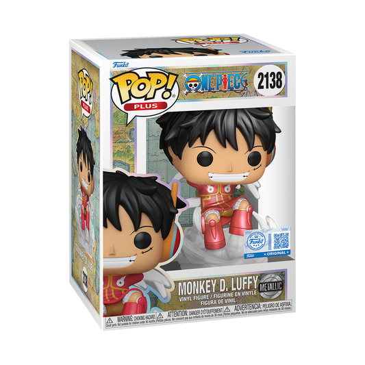 Funko Pop! Plus Animation One Piece Monkey D. Luffy (Egghead) #2138 (Metallic) SE
