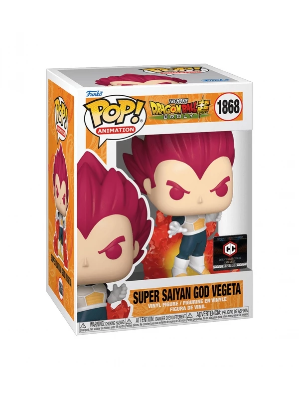 Funko Pop! Vinyl (Exc) - Dragon Ball - Saiyan God Vegeta (Chalice Collectibles) #1868