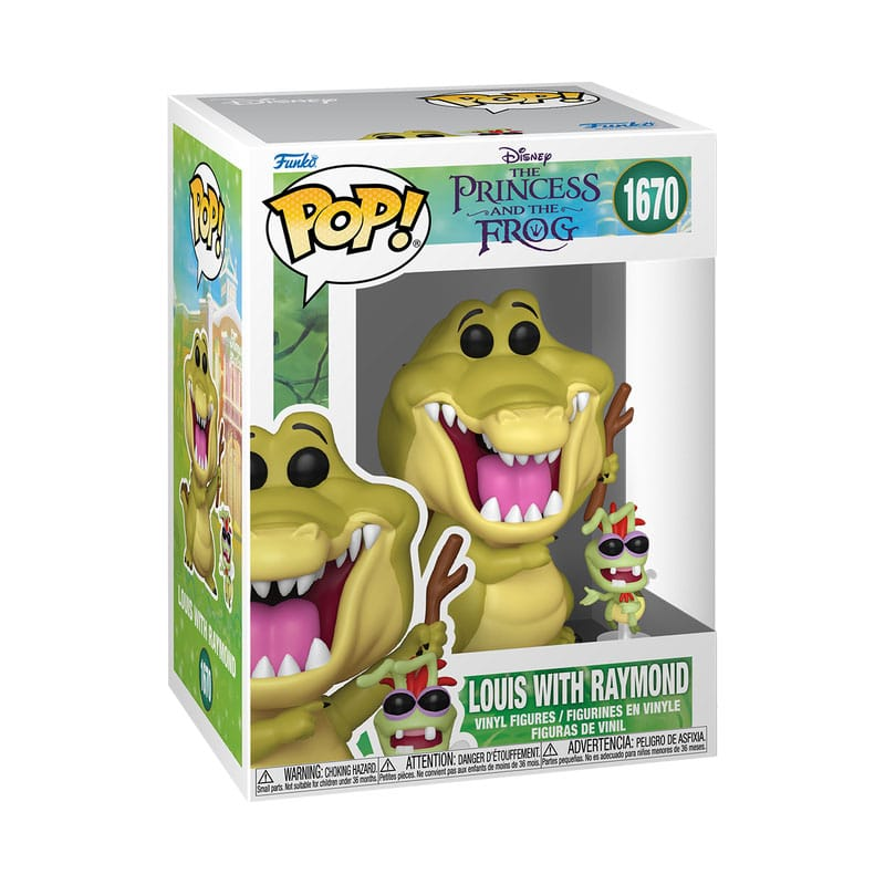 Funko POP! Disney The Princess and The Frog Louis with Raymond #1670