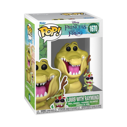 Funko POP! Disney The Princess and The Frog Louis with Raymond #1670