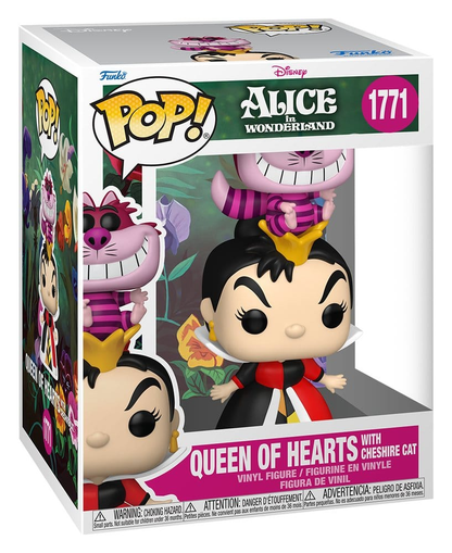 Funko POP! Premium Disney Alice In Wonderland Queen of Hearts with Cheshire Cat #1771