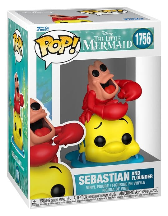 Funko POP! Disney The Little Mermaid Sebastian and Flounder #1756