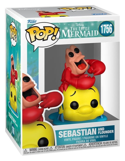 Funko POP! Disney The Little Mermaid Sebastian and Flounder #1756